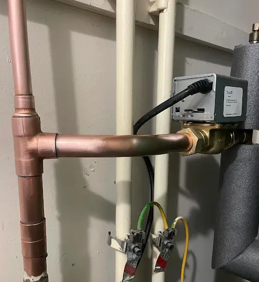 Pipework and outside tap installation